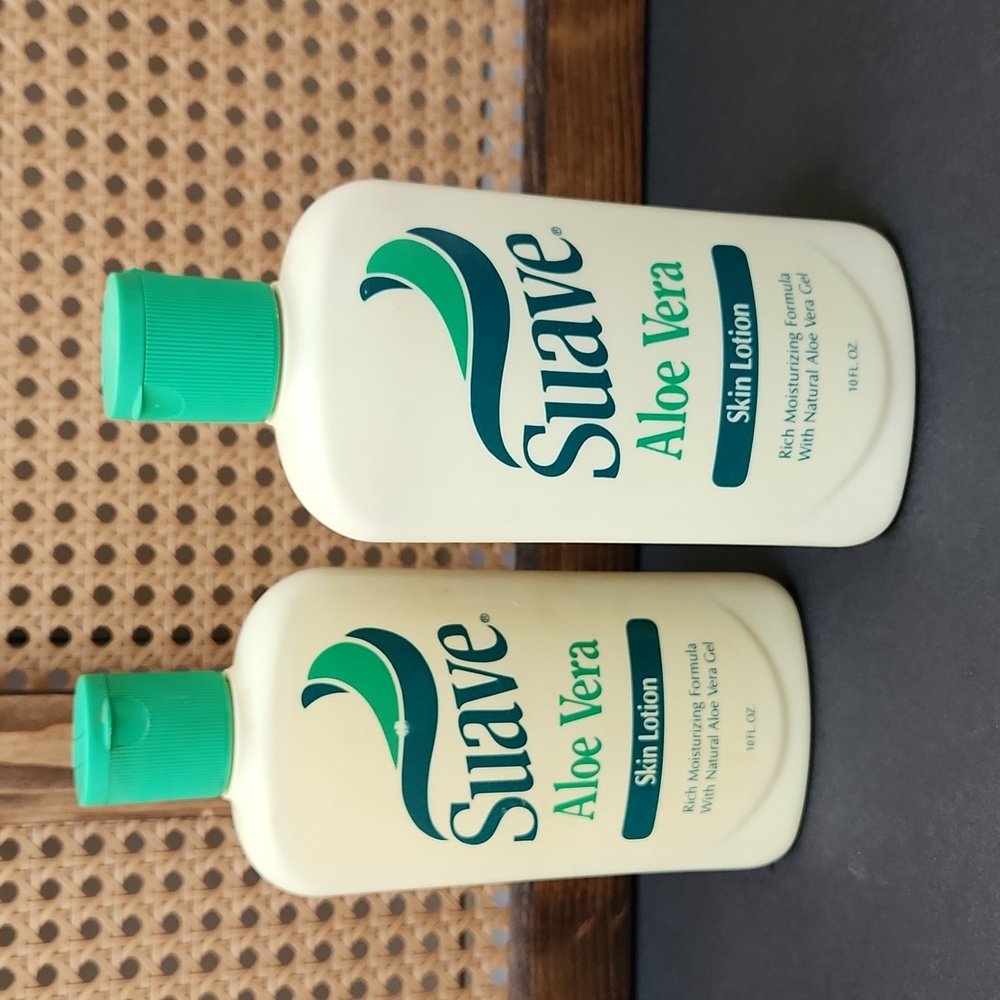 Vintage 80's Suave Aloe Veral Skin Lotion x2